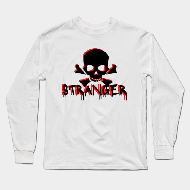 strange skull Long Sleeve T-Shirt by hebacreations